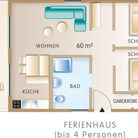 Ferienhaus Fur Bis Zu 4 Personen Zur Seeseite - #125266 Holiday home Grobern
